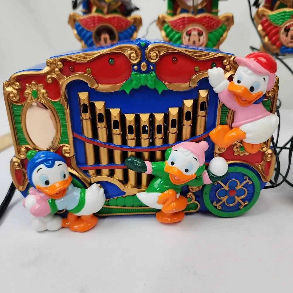 Mr. Christmas 1993 Mickey Holiday Carousel • Tested Works • Animated Ornaments